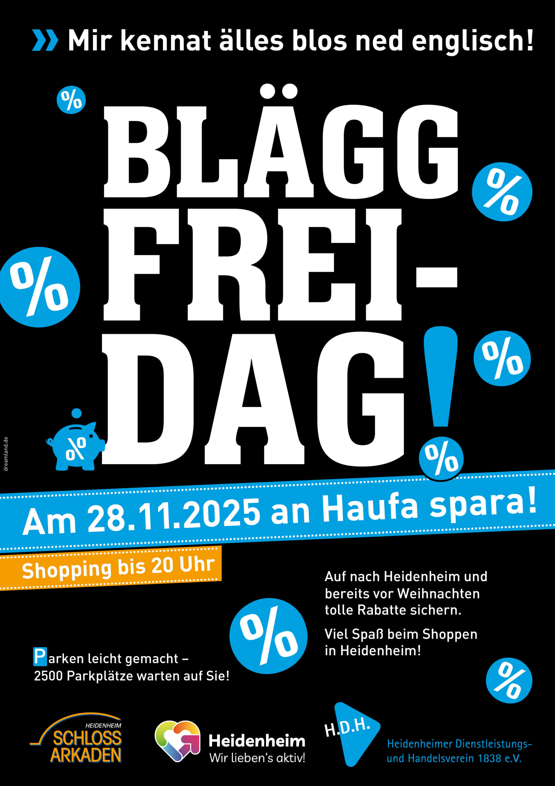 Plakat Blägg Freidag 25